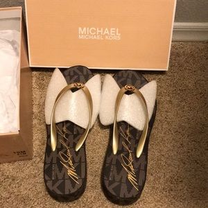 Michael Kors flip flops
